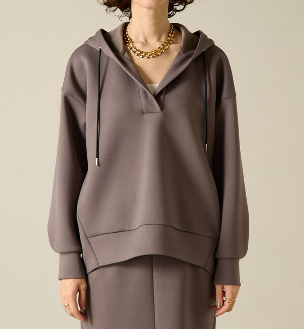 Liesse「ダンボールスキッパーフードトップス」|Tシャツ・カットソー|