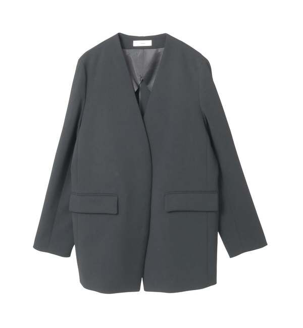 Liesse「Vカラージャケット」|ノーカラージャケット|