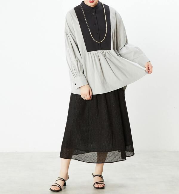  「予約受付2/28（月）まで！！【STELLA CIFFON】吸汗/速乾/涼感素材ブザムシャツ」|シャツ・ブラウス|