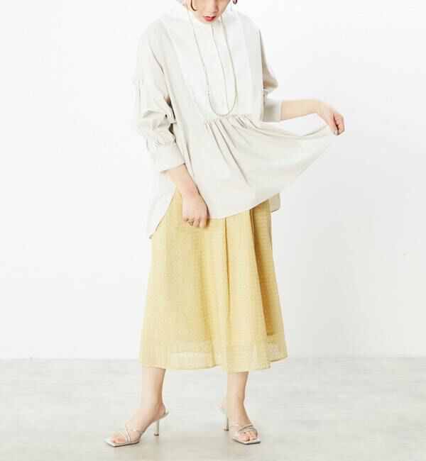  「予約受付2/28（月）まで！！【STELLA CIFFON】吸汗/速乾/涼感素材ブザムシャツ」|シャツ・ブラウス|