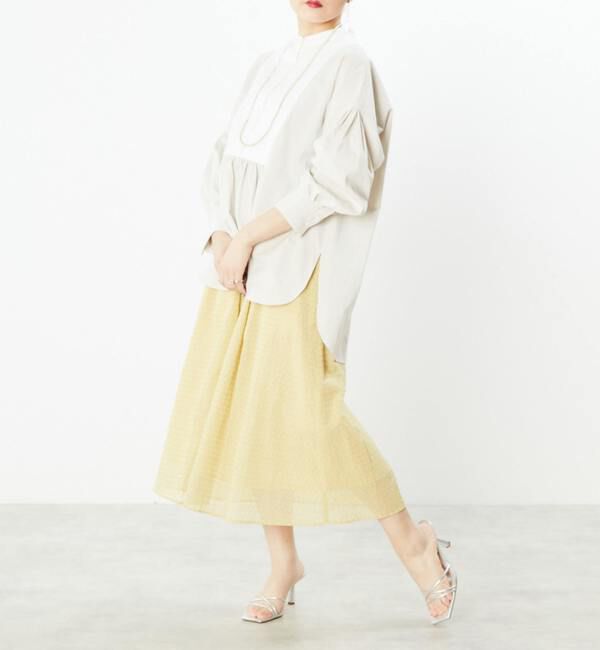  「予約受付2/28（月）まで！！【STELLA CIFFON】吸汗/速乾/涼感素材ブザムシャツ」|シャツ・ブラウス|