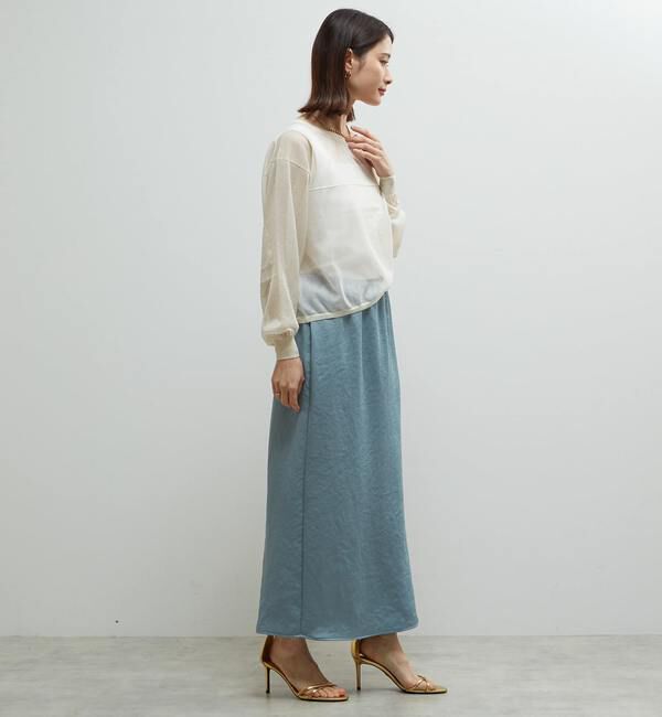 Soffitto「シアーニットオーバーサイズプルオーバー」|ニット・セーター|