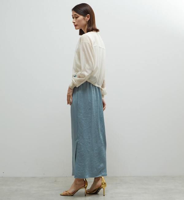 Soffitto「シアーニットオーバーサイズプルオーバー」|ニット・セーター|