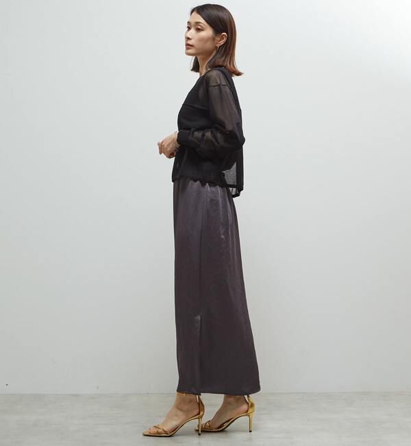 Soffitto「シアーニットオーバーサイズプルオーバー」|ニット・セーター|