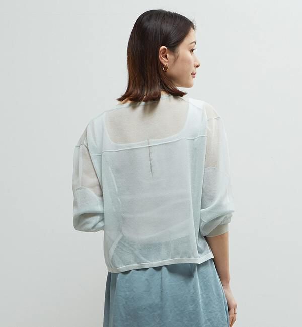 Soffitto「シアーニットオーバーサイズプルオーバー」|ニット・セーター|