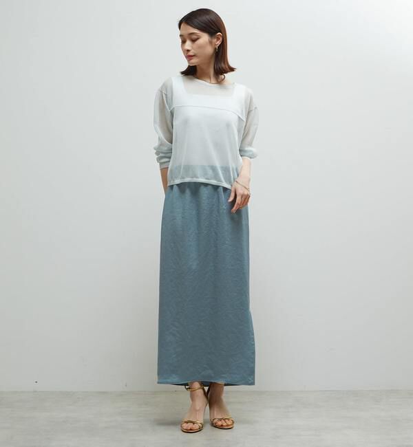 Soffitto「シアーニットオーバーサイズプルオーバー」|ニット・セーター|