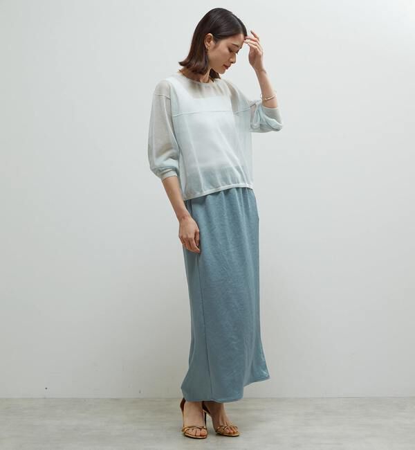 Soffitto「シアーニットオーバーサイズプルオーバー」|ニット・セーター|