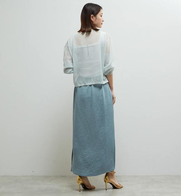 Soffitto「シアーニットオーバーサイズプルオーバー」|ニット・セーター|