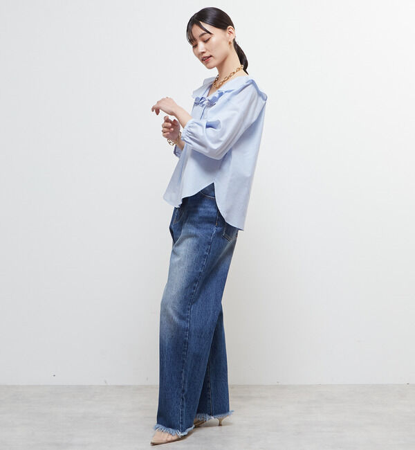 Soffitto「フリルカラーブラウス」|シャツ・ブラウス|