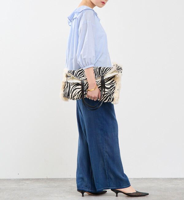 Soffitto「フリルカラーブラウス」|シャツ・ブラウス|