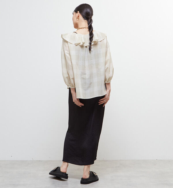 Soffitto「フリルカラーブラウス」|シャツ・ブラウス|