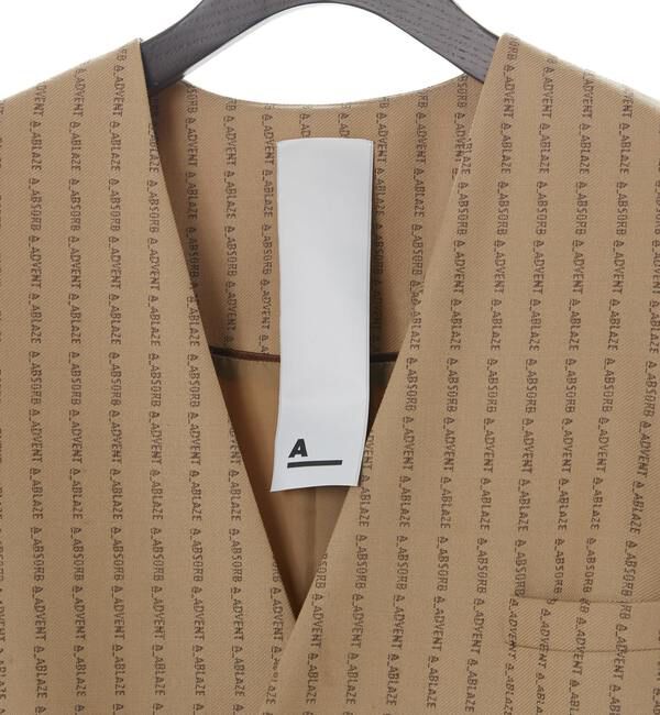 A_「【A_/エース】3Aロゴ柄ロングベスト」|ベスト・ジレ|