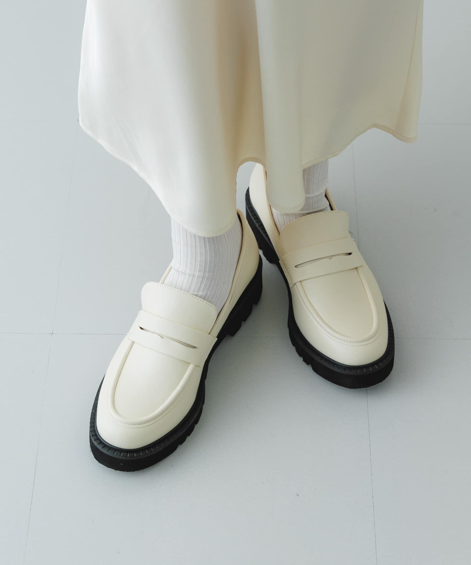 RODE SKO「プラットフォームローファー」|ローファー|