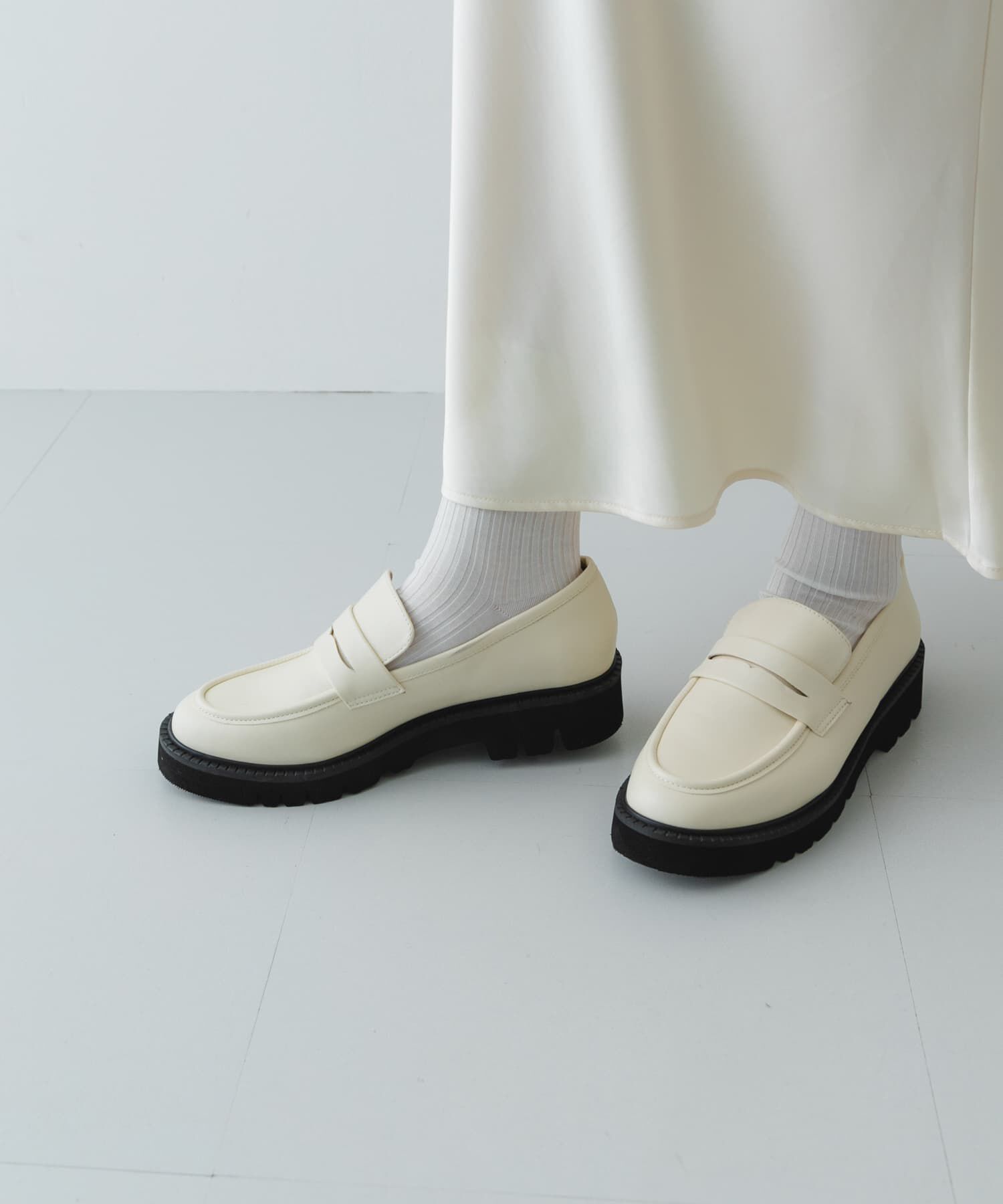 RODE SKO「プラットフォームローファー」|ローファー|