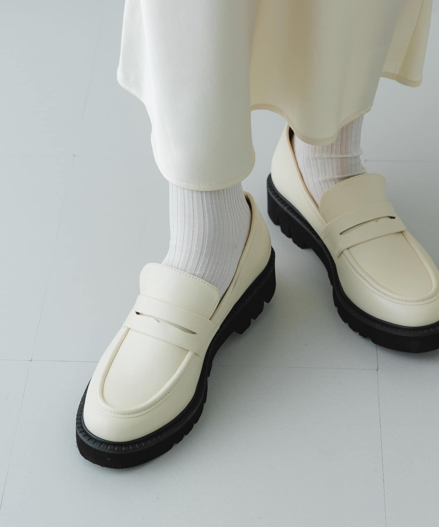 RODE SKO「プラットフォームローファー」|ローファー|