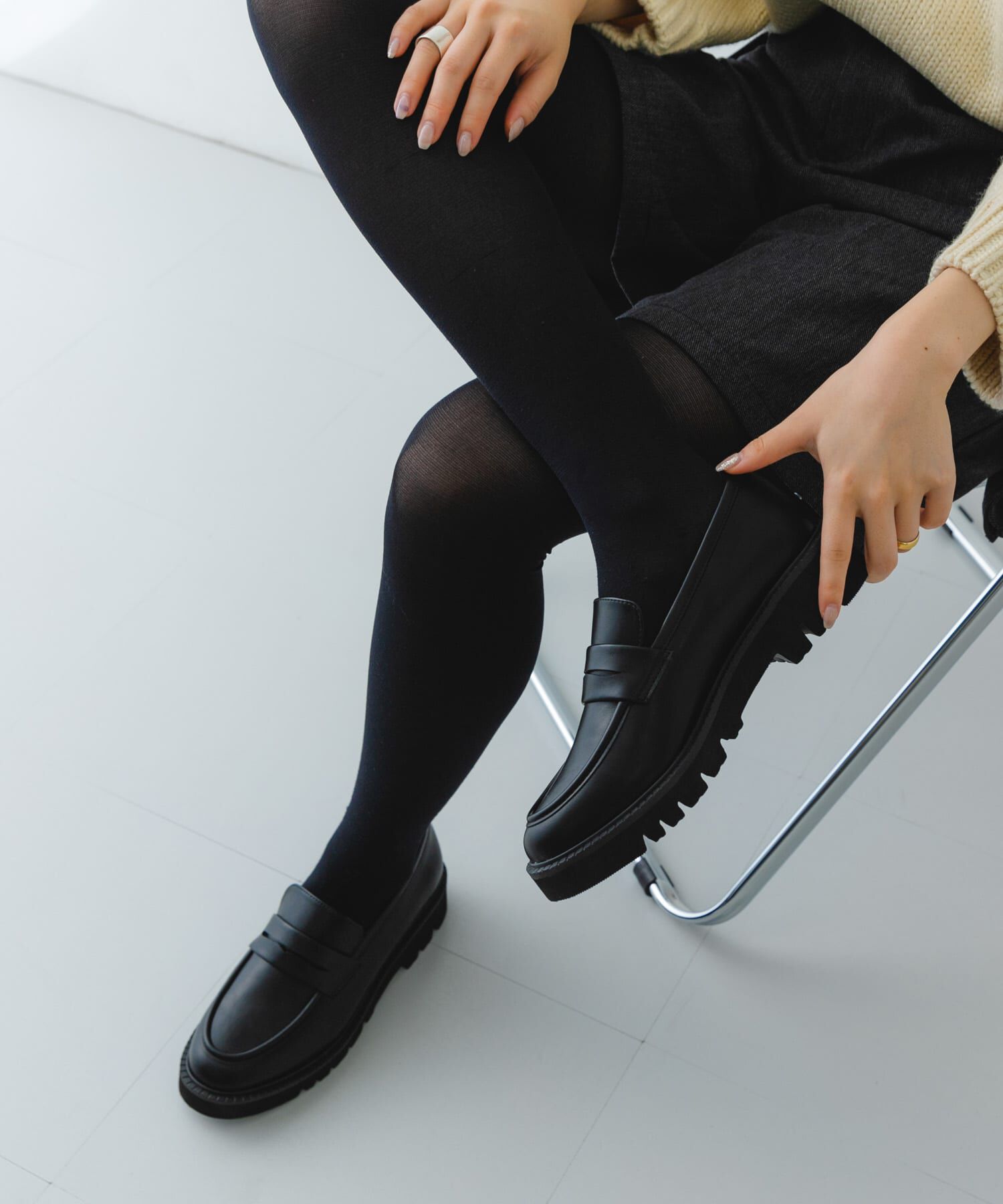 RODE SKO「プラットフォームローファー」|ローファー|