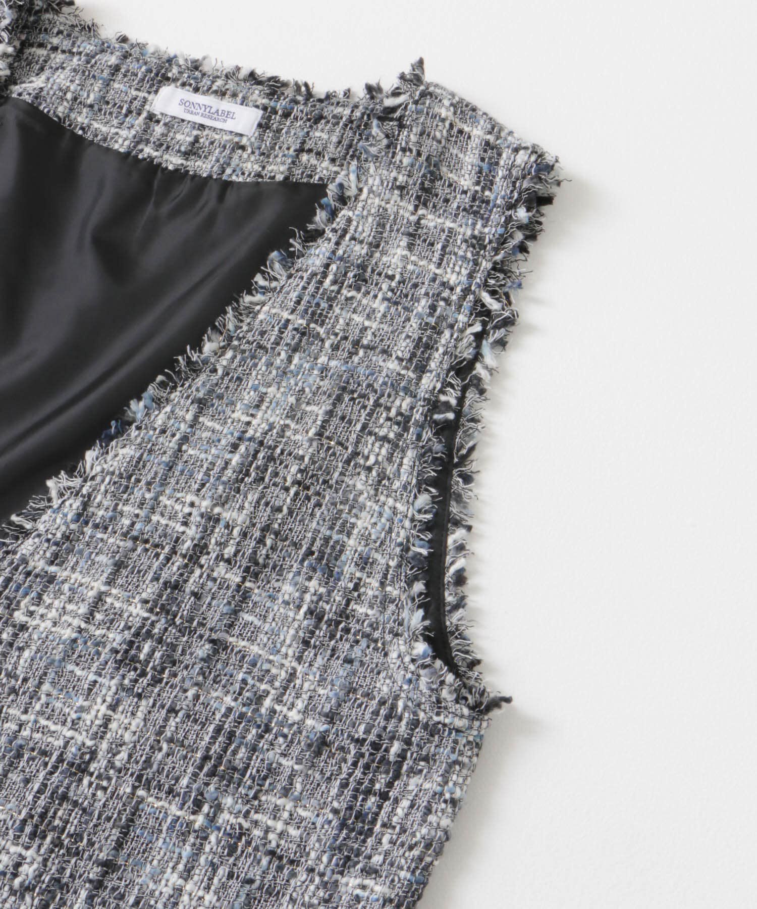 Sonny Label 「『WEB/一部店舗限定』ツイードVネックベスト」|ベスト・ジレ|