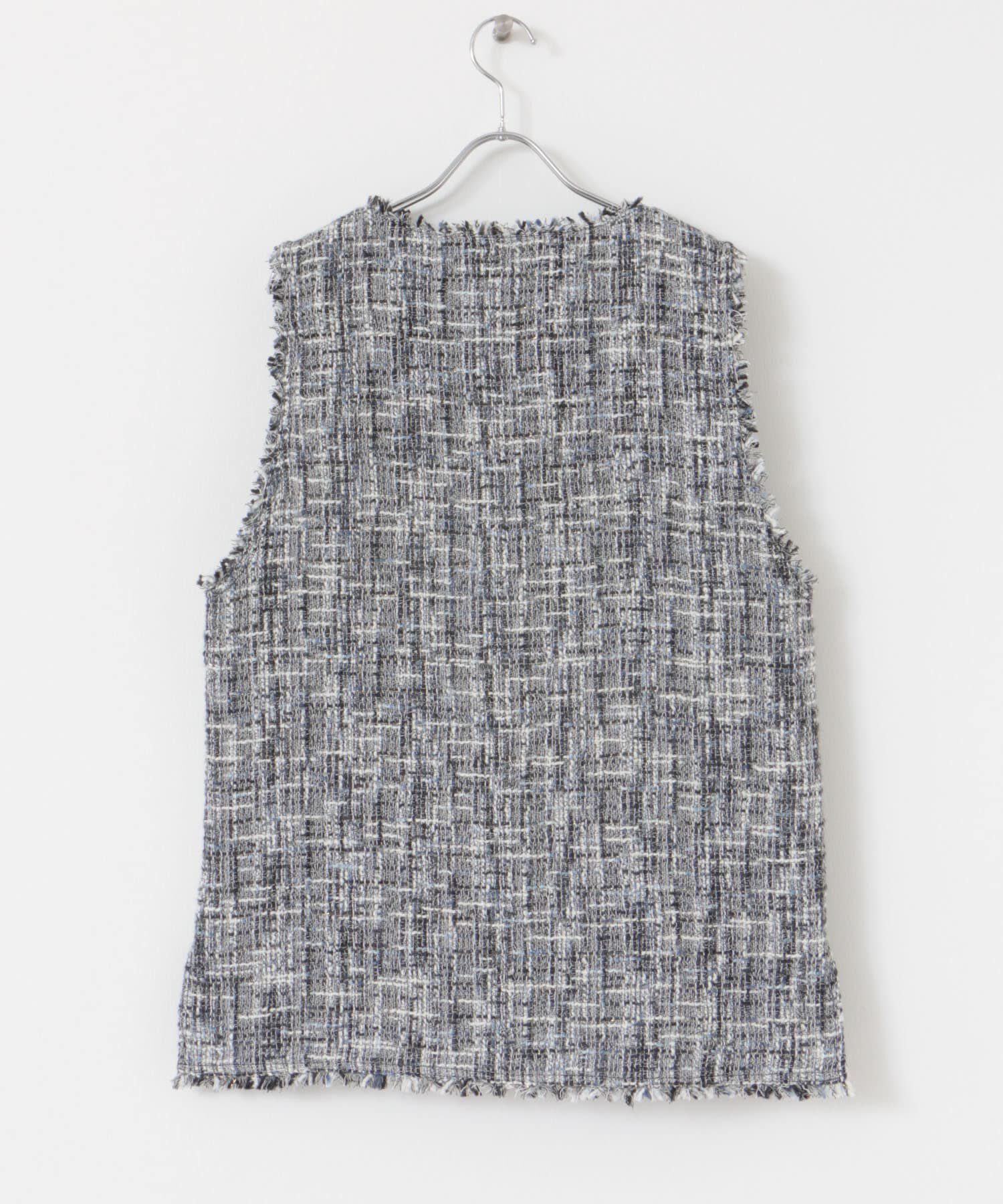 Sonny Label 「『WEB/一部店舗限定』ツイードVネックベスト」|ベスト・ジレ|