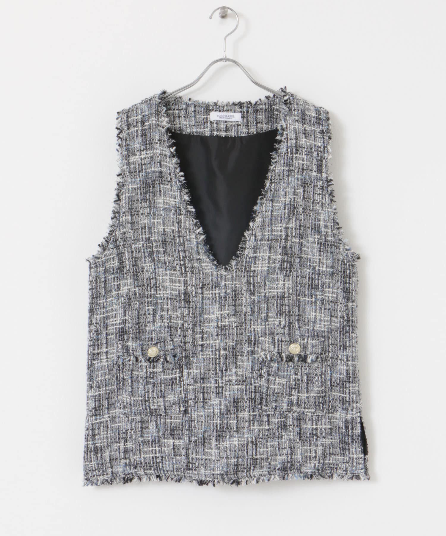Sonny Label 「『WEB/一部店舗限定』ツイードVネックベスト」|ベスト・ジレ|