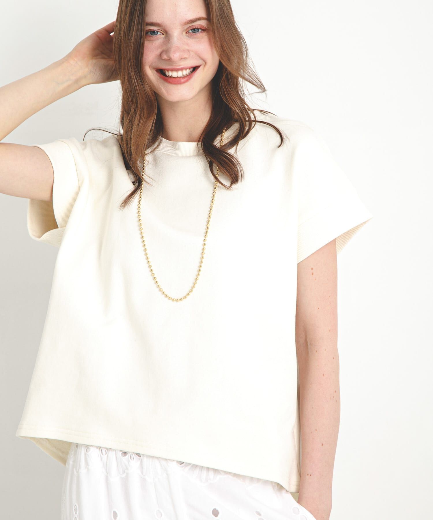 Sonny Label 「裏毛スウェットフレンチスリーブプルオーバー」|スウェット・ジャージ|