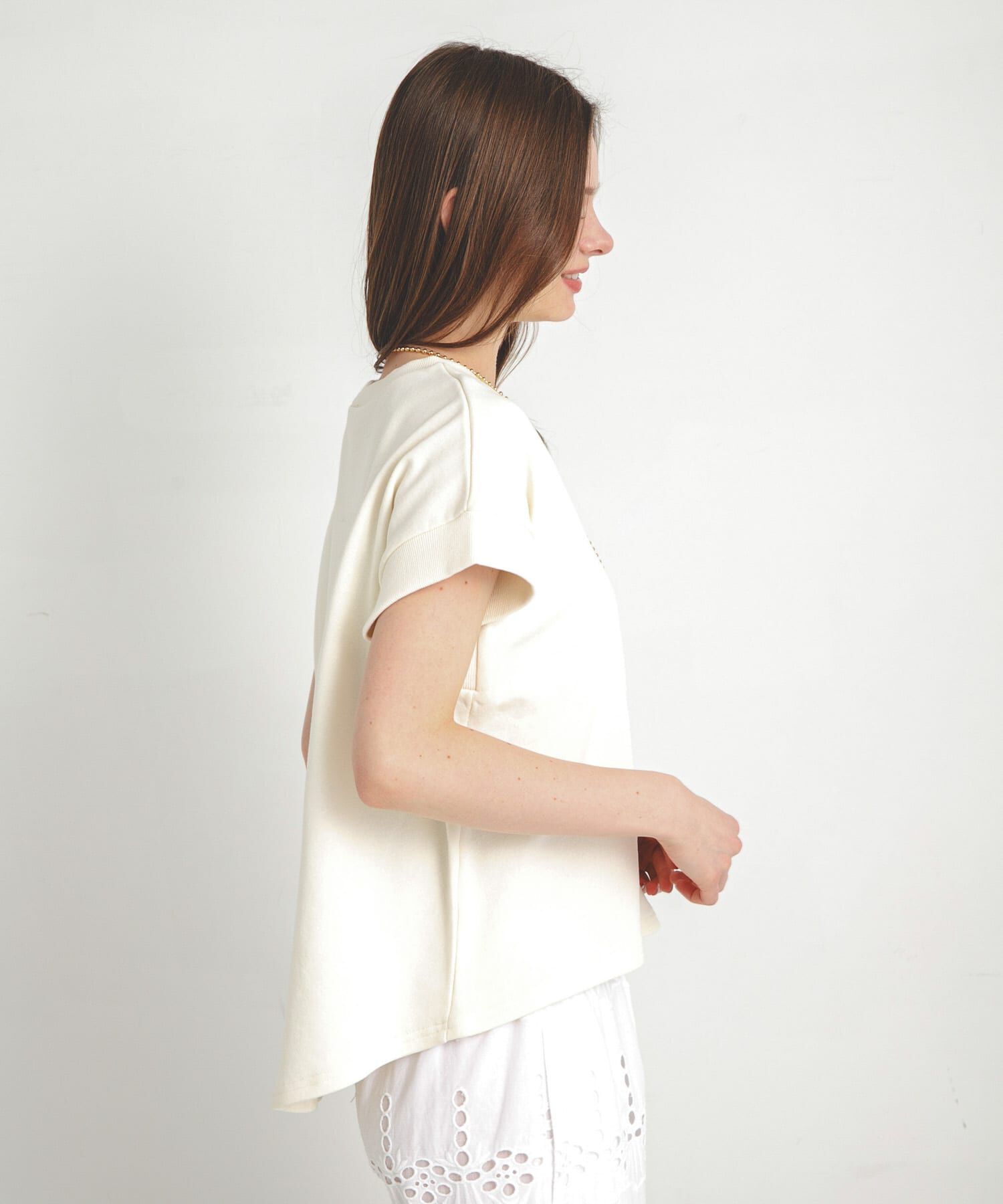 Sonny Label 「裏毛スウェットフレンチスリーブプルオーバー」|スウェット・ジャージ|