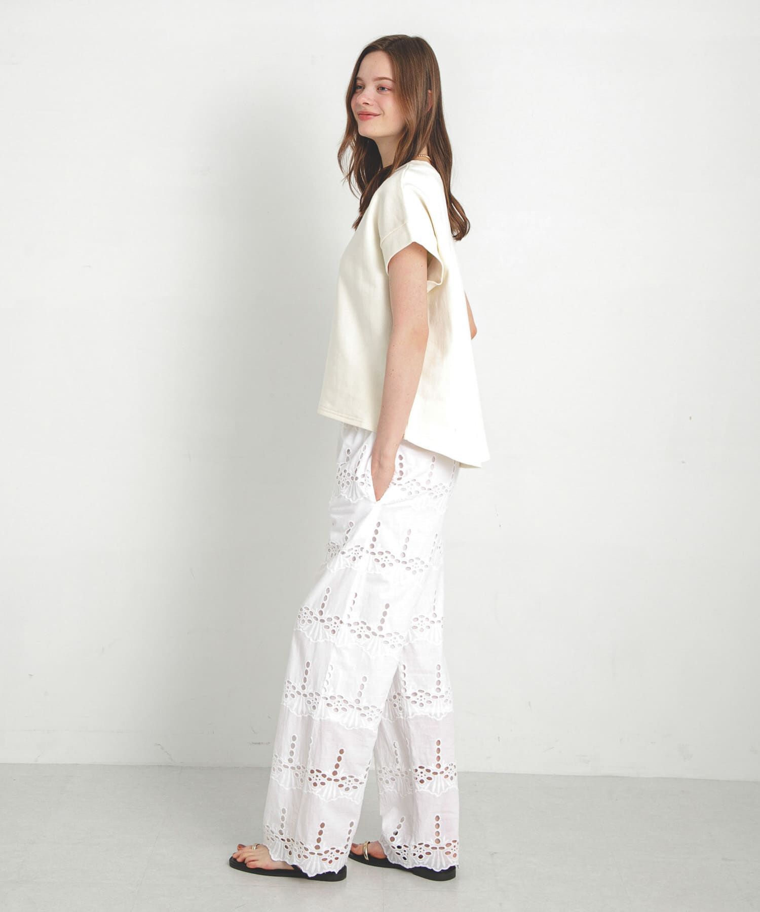 Sonny Label 「裏毛スウェットフレンチスリーブプルオーバー」|スウェット・ジャージ|