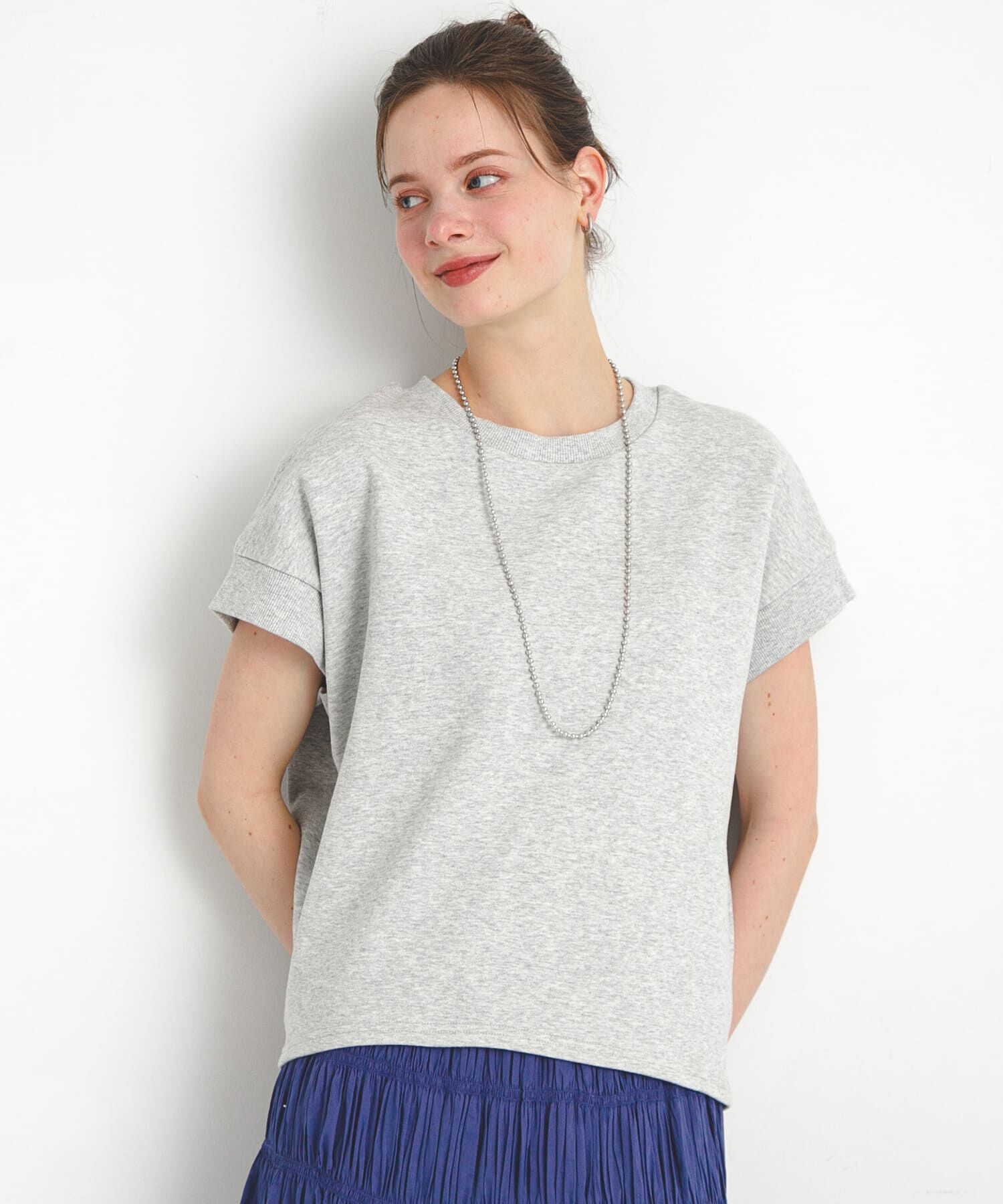 Sonny Label 「裏毛スウェットフレンチスリーブプルオーバー」|スウェット・ジャージ|グレー