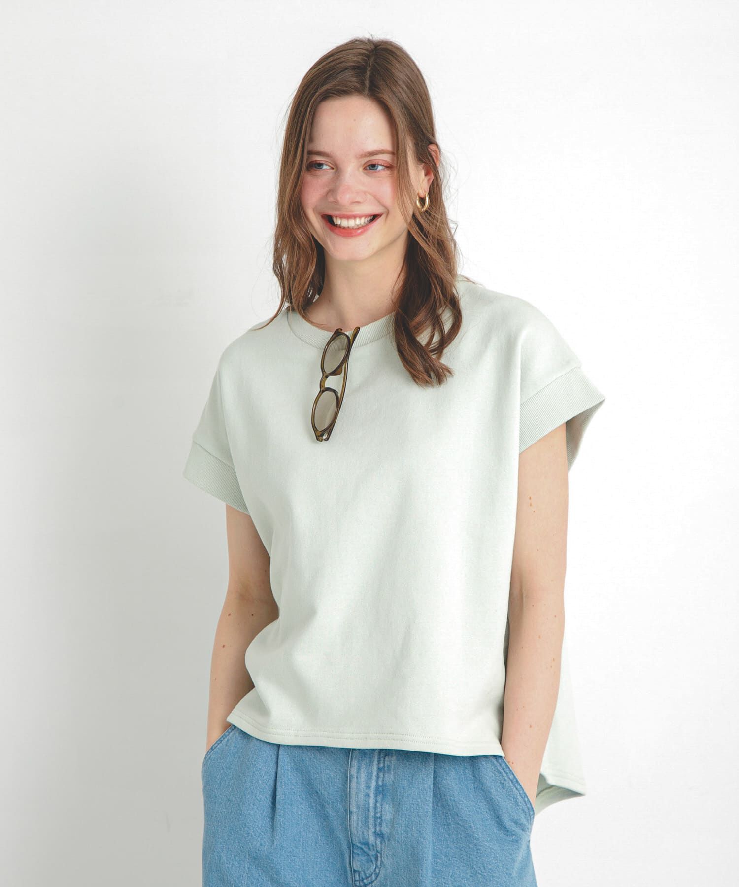 Sonny Label 「裏毛スウェットフレンチスリーブプルオーバー」|スウェット・ジャージ|