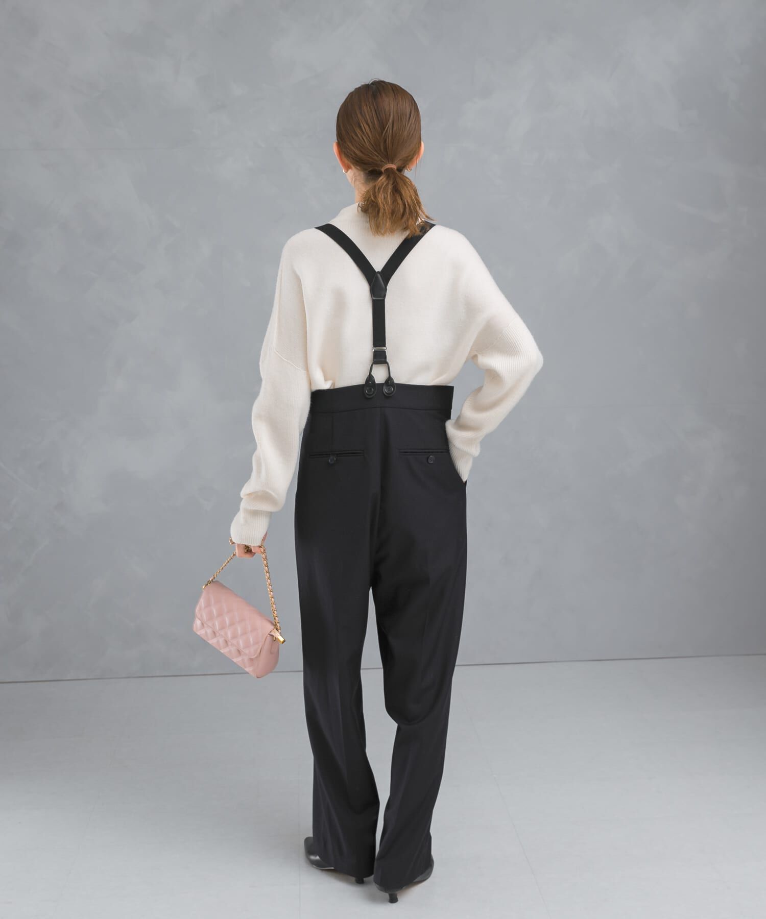 URBAN RESEARCH ROSSO「ショートハイネックホールニット」|ニット・セーター|