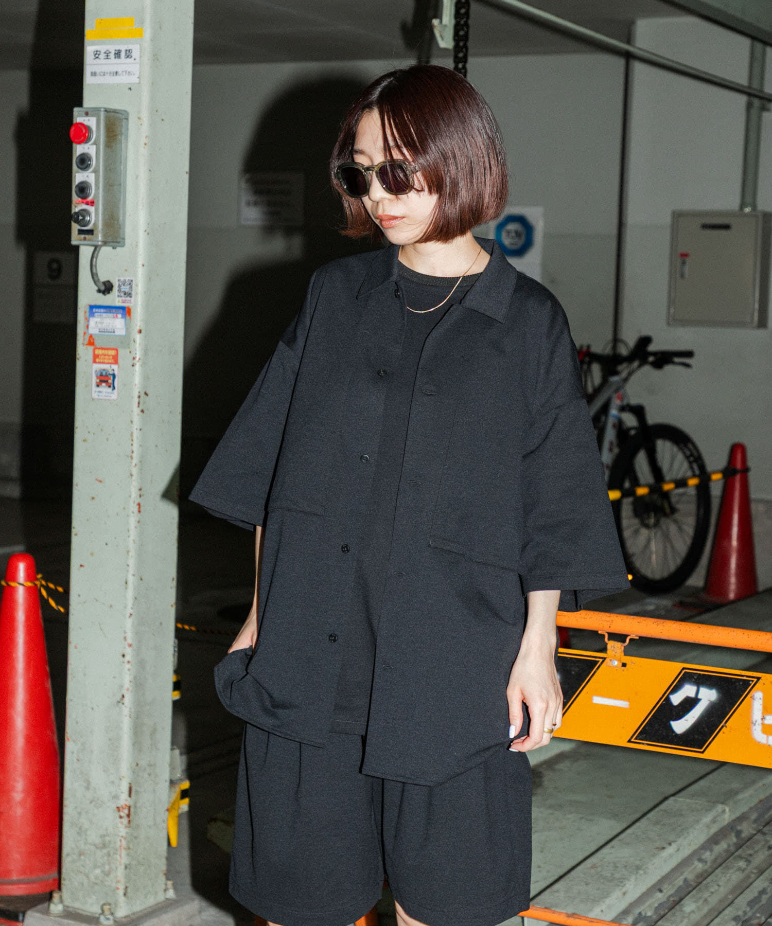 URBAN RESEARCH「Wide Dad　SHADE TECH SHORT-SLEEVE SHIRTS」|シャツ・ブラウス|