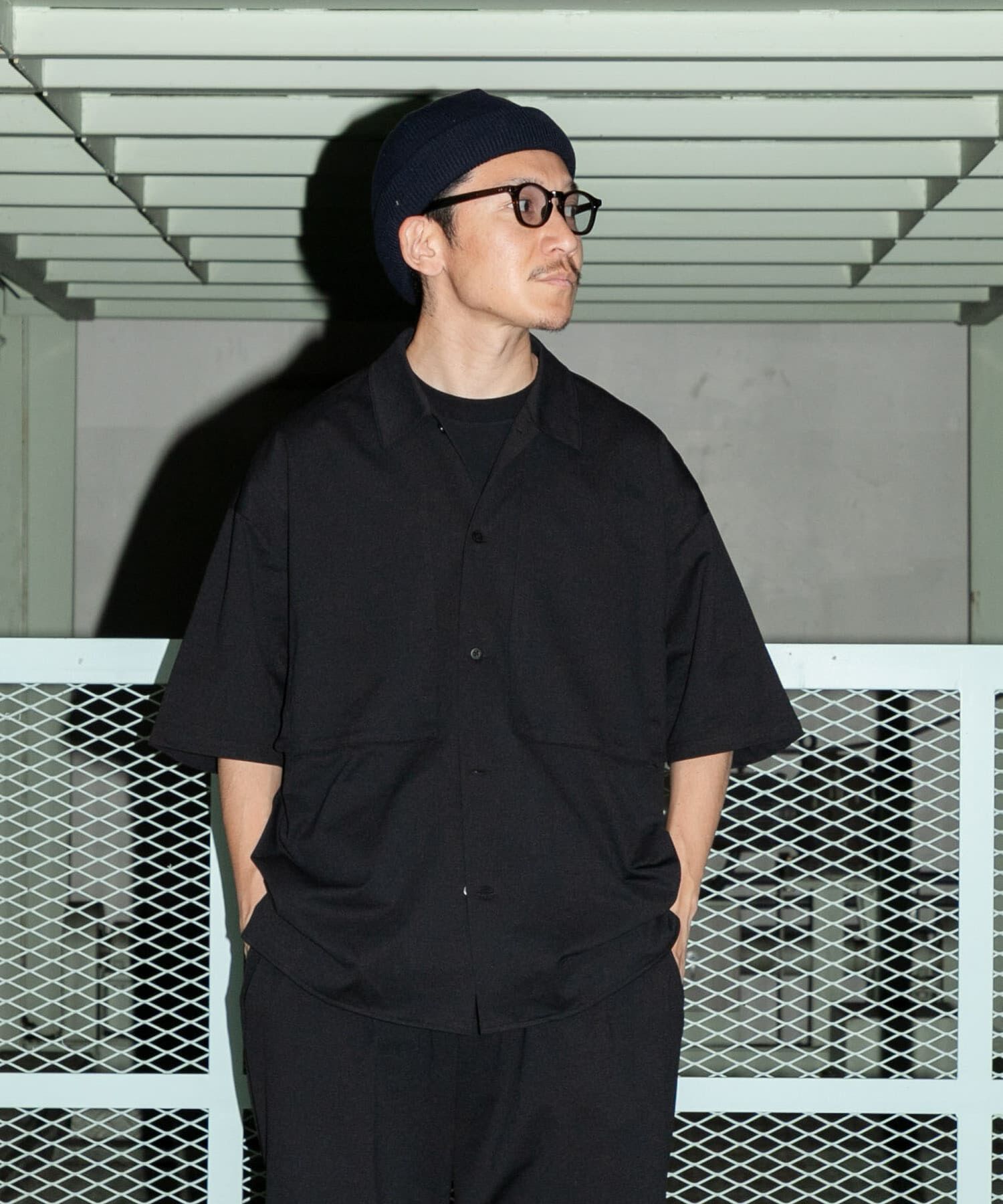 URBAN RESEARCH「Wide Dad　SHADE TECH SHORT-SLEEVE SHIRTS」|シャツ・ブラウス|