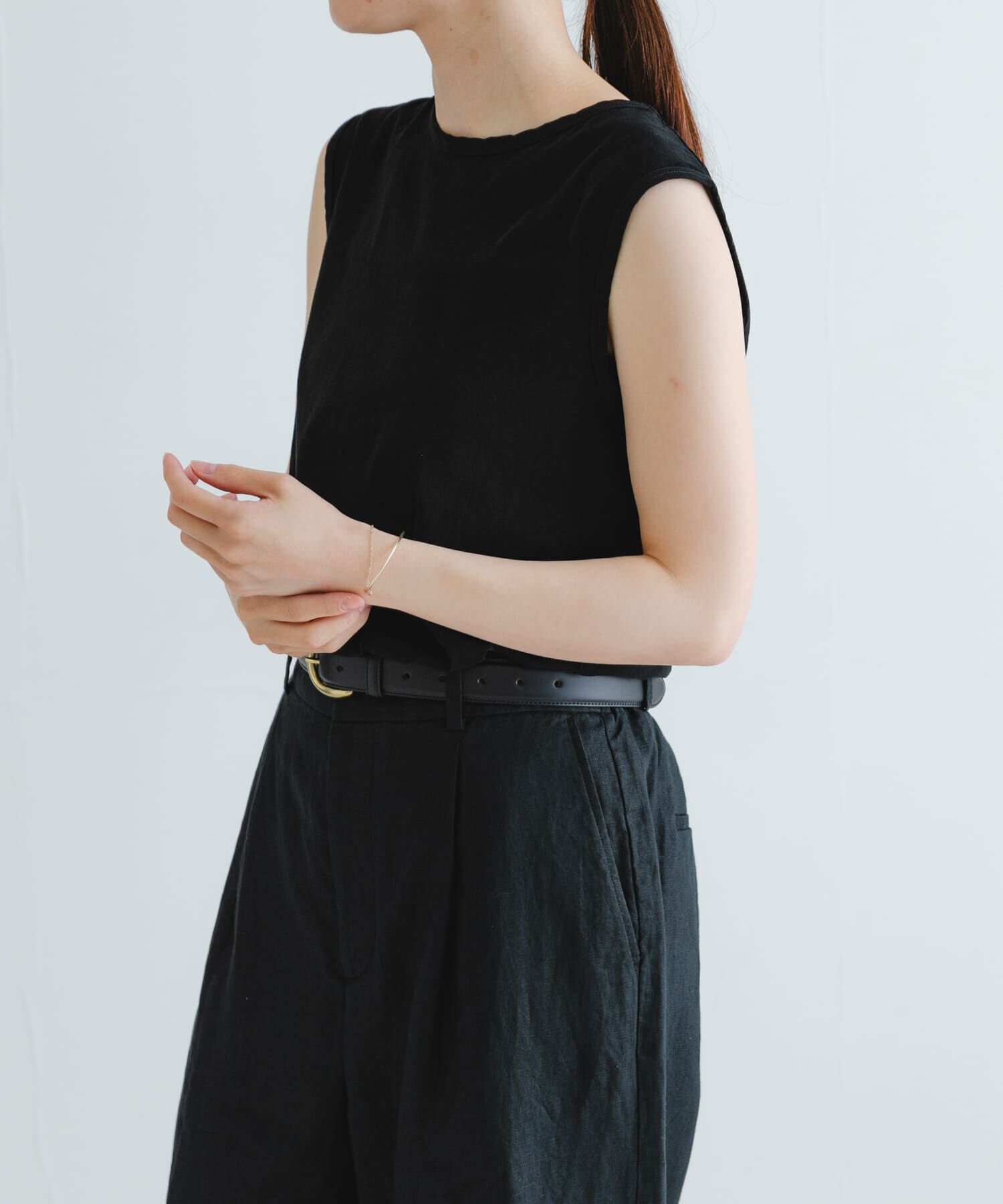 URBAN RESEARCH「new basic　ドライツイストノースリーブカットソー」|Tシャツ・カットソー|