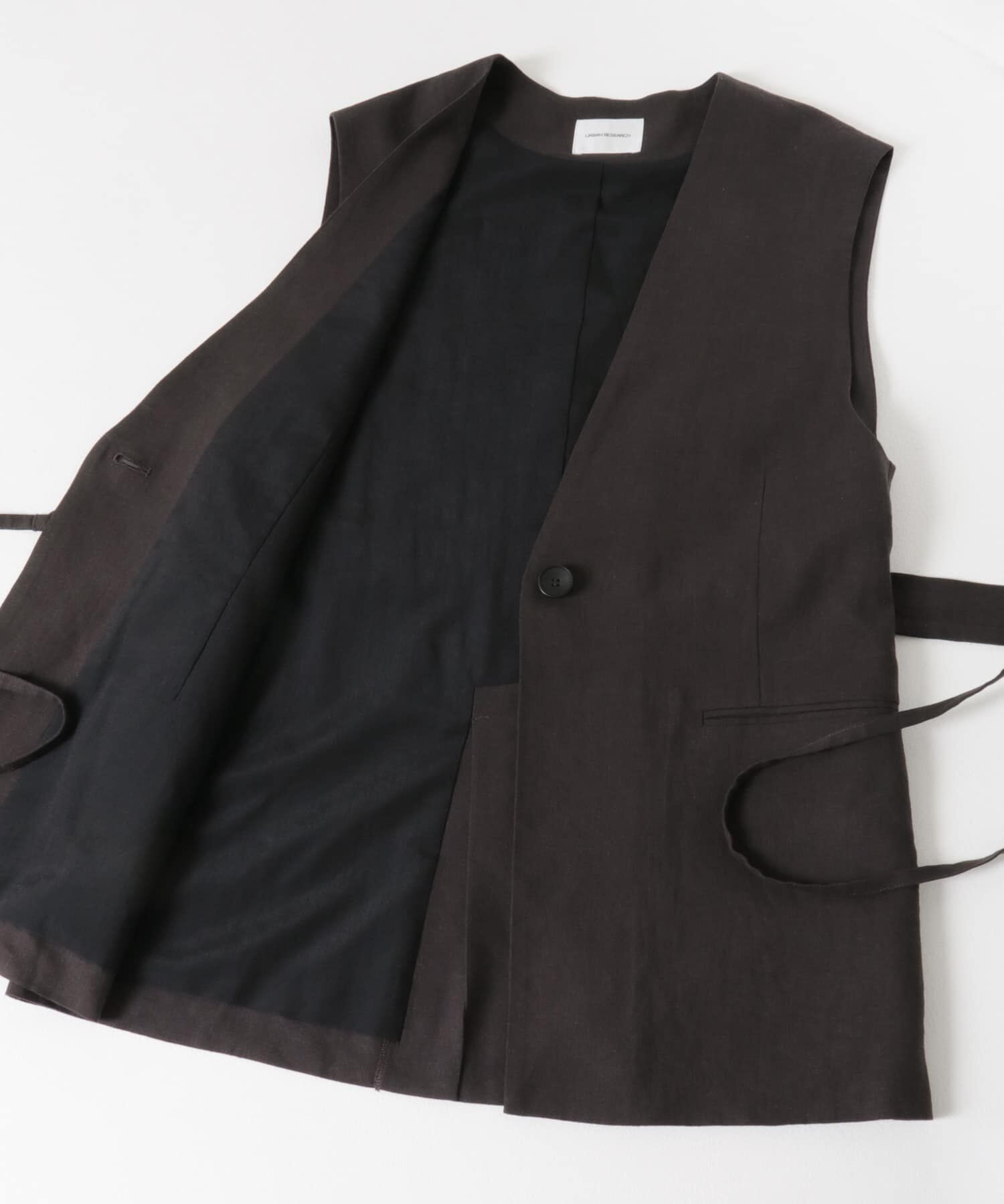 URBAN RESEARCH「ベルトデザインリネンジレ」|ベスト・ジレ|