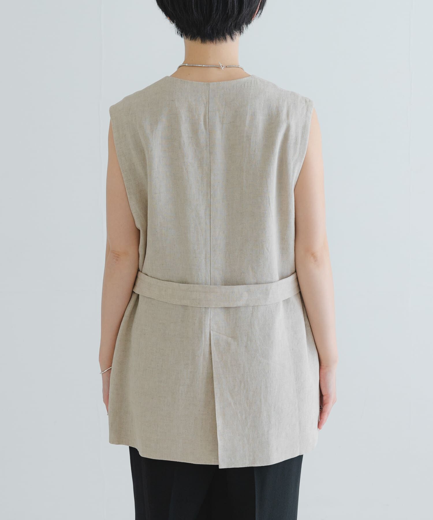 URBAN RESEARCH「ベルトデザインリネンジレ」|ベスト・ジレ|