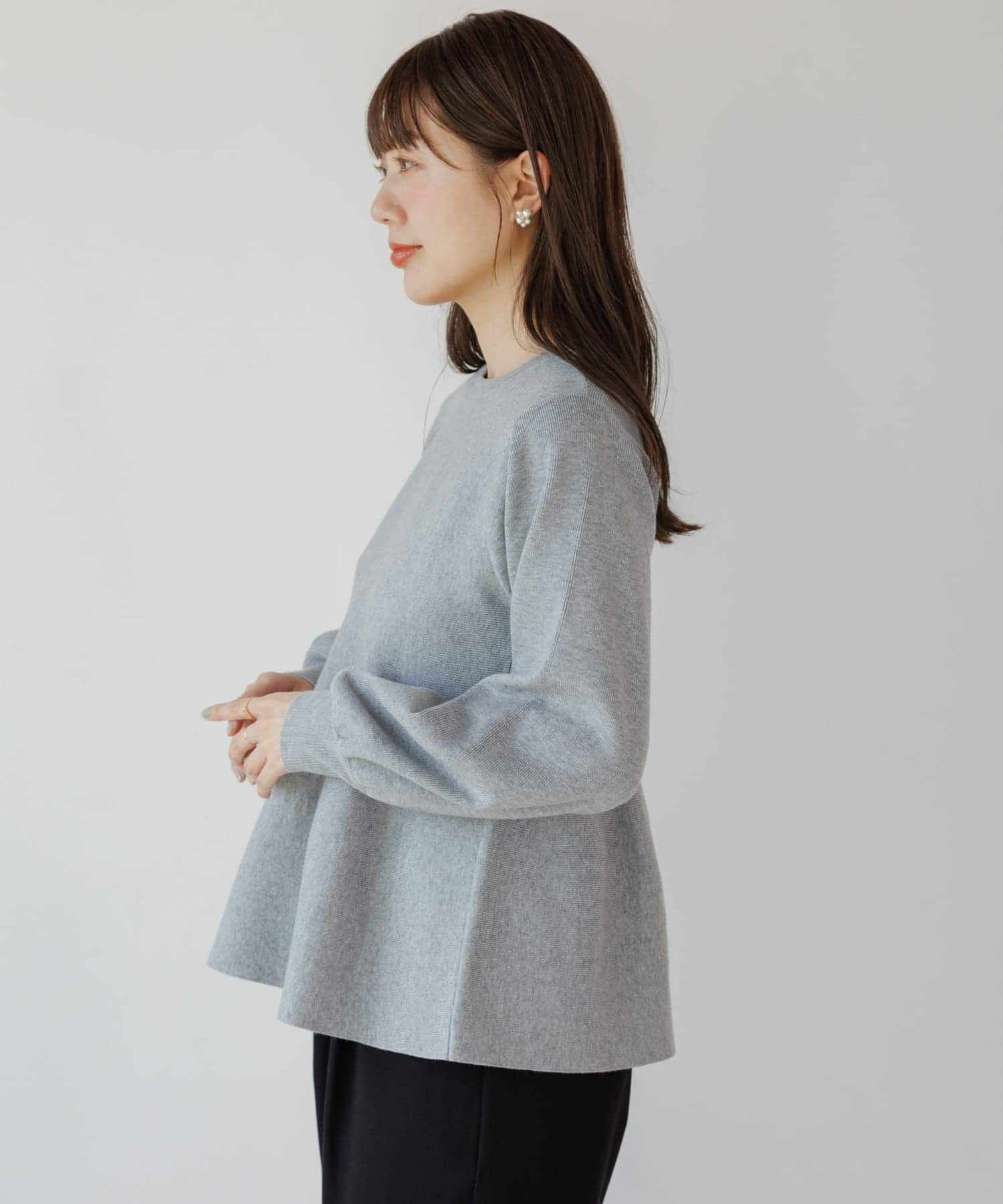 Sonny Label 「『WEB限定』2WAYペプラムニットプルオーバー」|ニット・セーター|