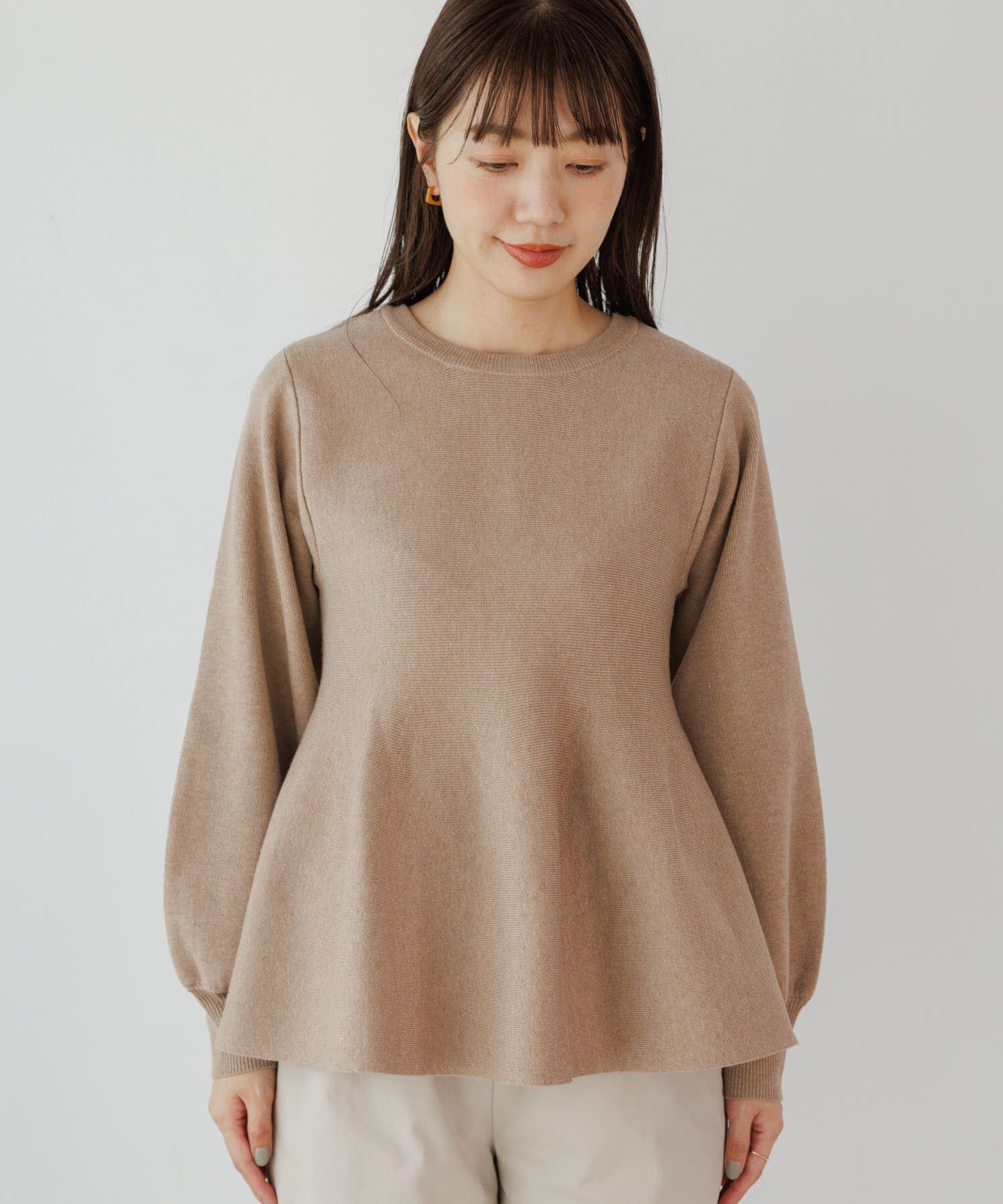 Sonny Label 「『WEB限定』2WAYペプラムニットプルオーバー」|ニット・セーター|