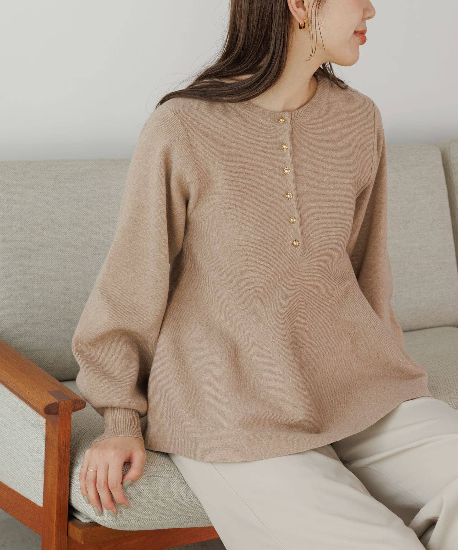 Sonny Label 「『WEB限定』2WAYペプラムニットプルオーバー」|ニット・セーター|