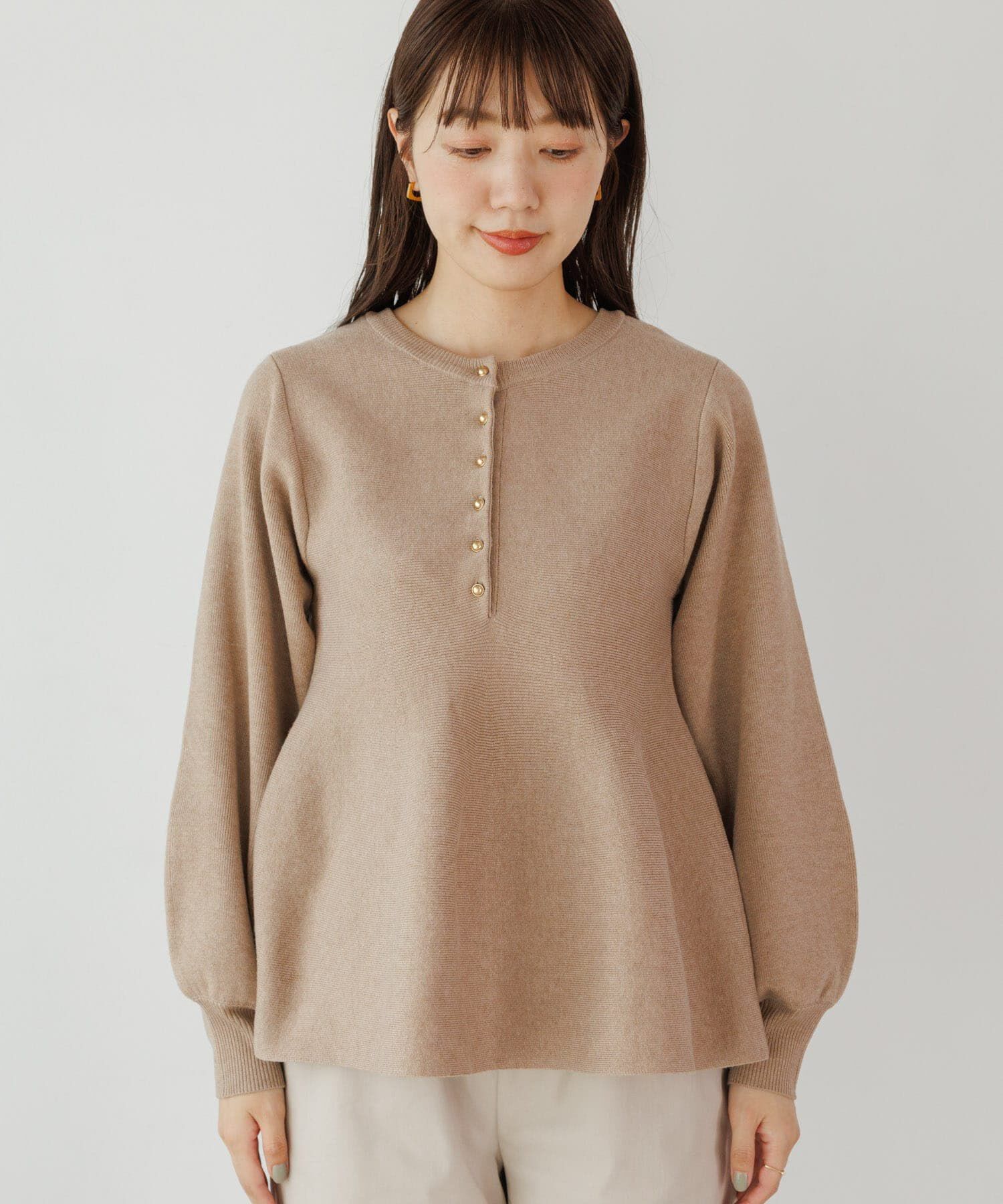 Sonny Label 「『WEB限定』2WAYペプラムニットプルオーバー」|ニット・セーター|