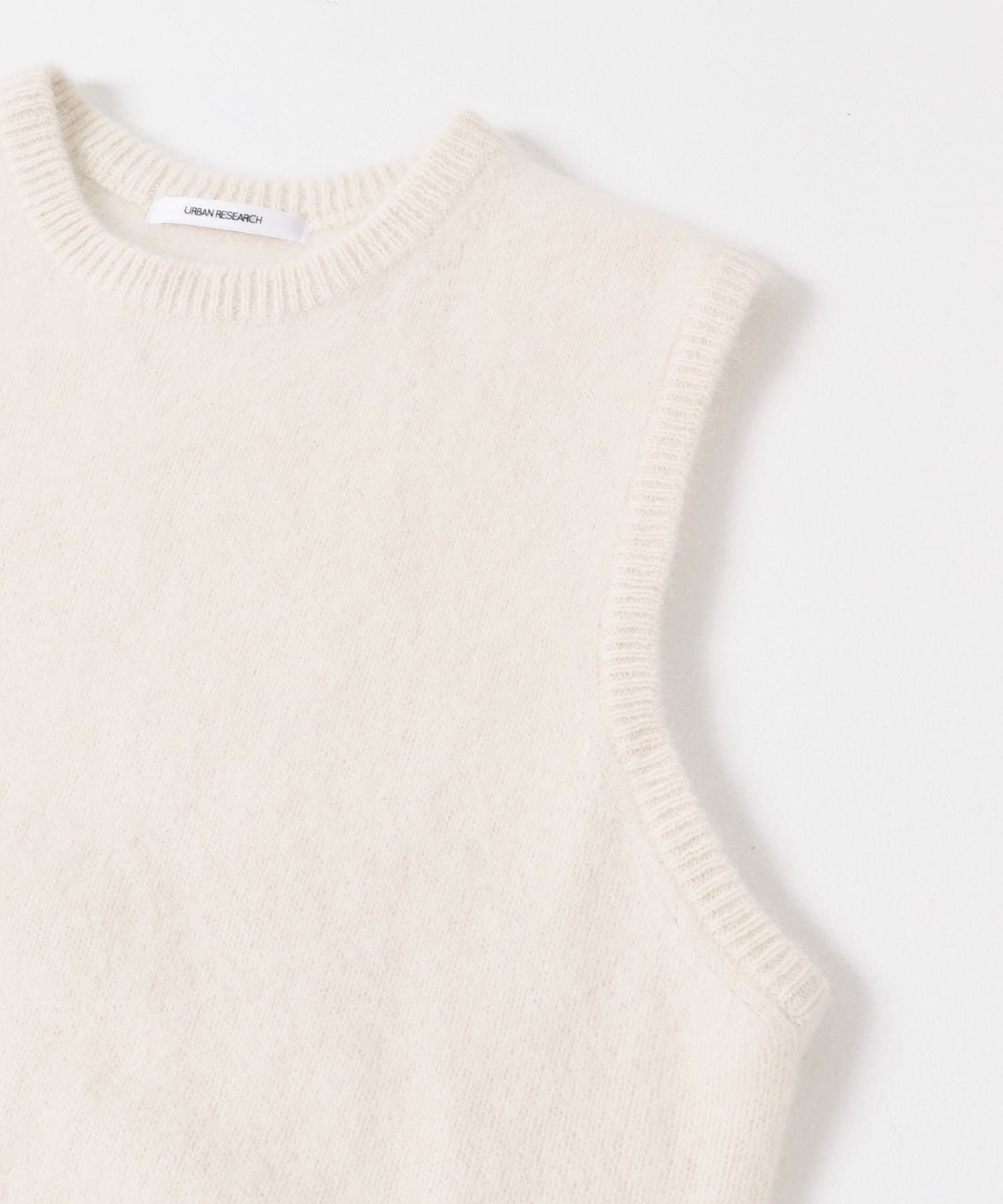 URBAN RESEARCH「FOX/CASHMEREクルーネックベスト」|ベスト・ジレ|