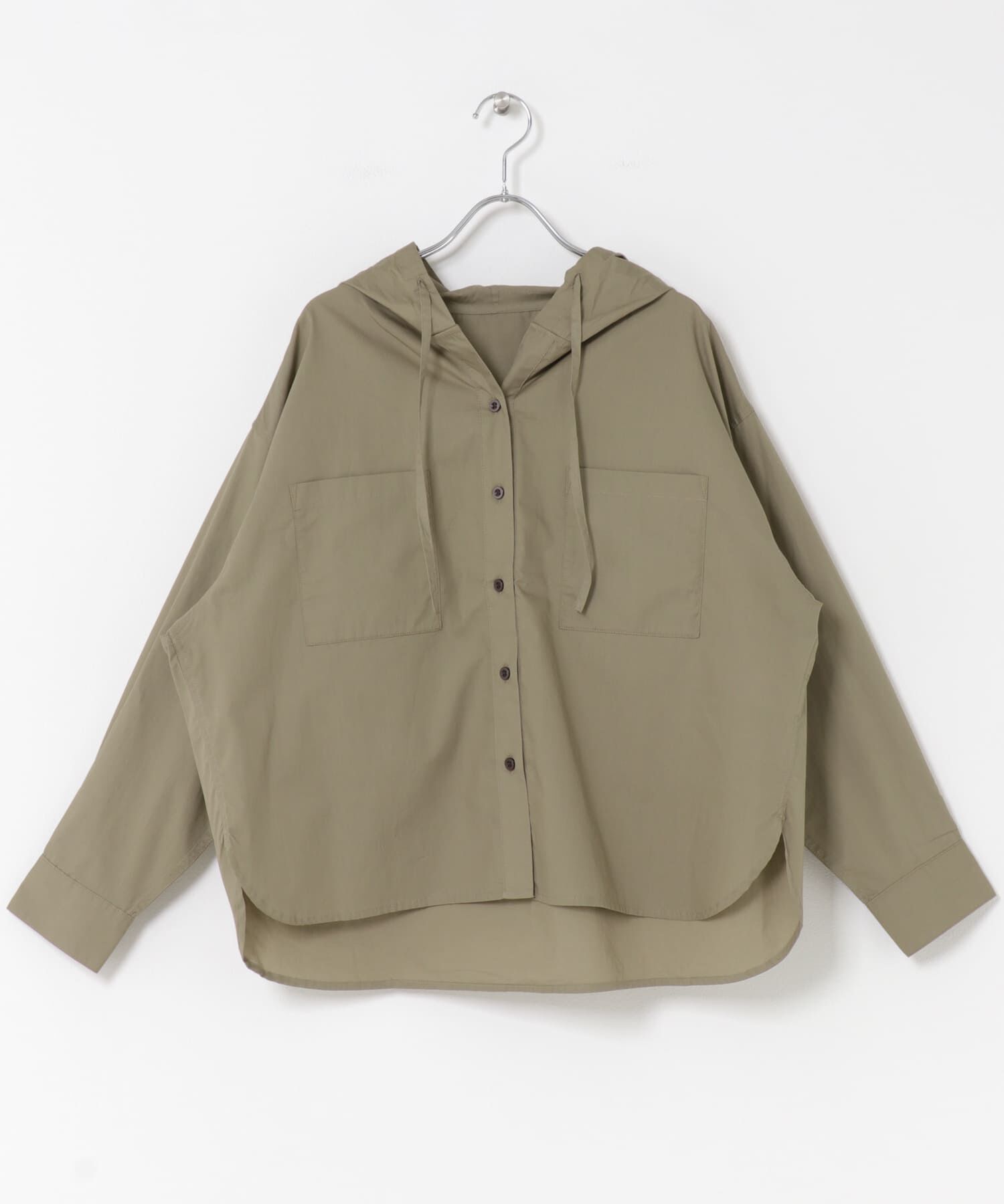 URBAN RESEARCH DOORS「フーディーシャツ」|シャツ・ブラウス|