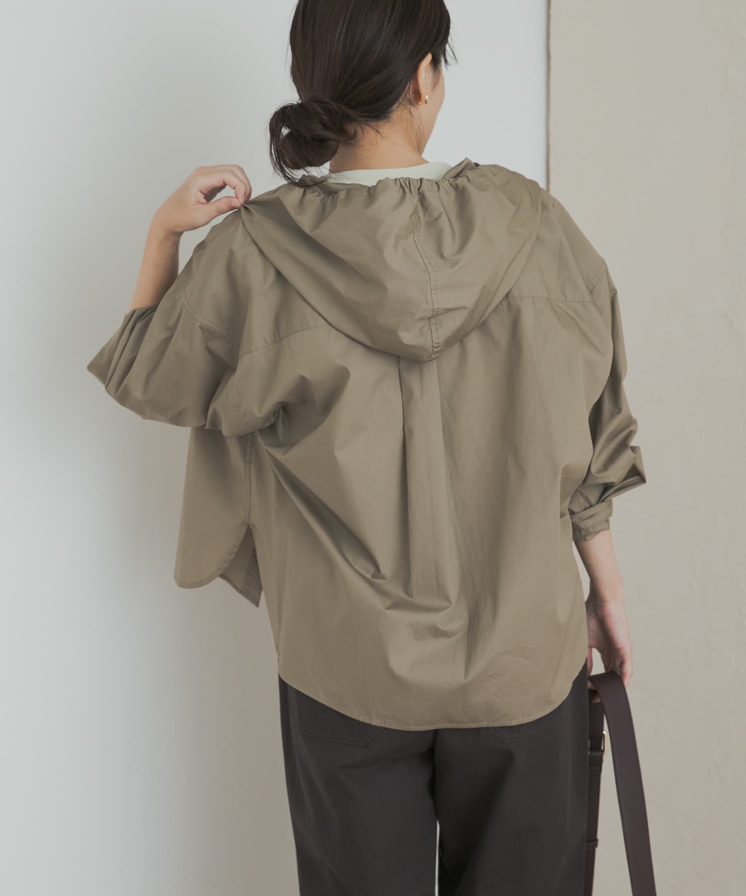 URBAN RESEARCH DOORS「フーディーシャツ」|シャツ・ブラウス|