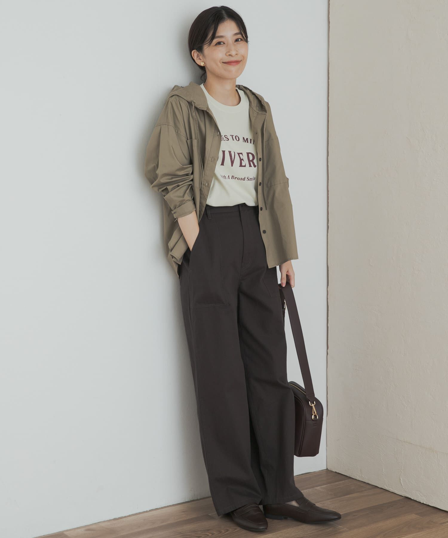 URBAN RESEARCH DOORS「フーディーシャツ」|シャツ・ブラウス|