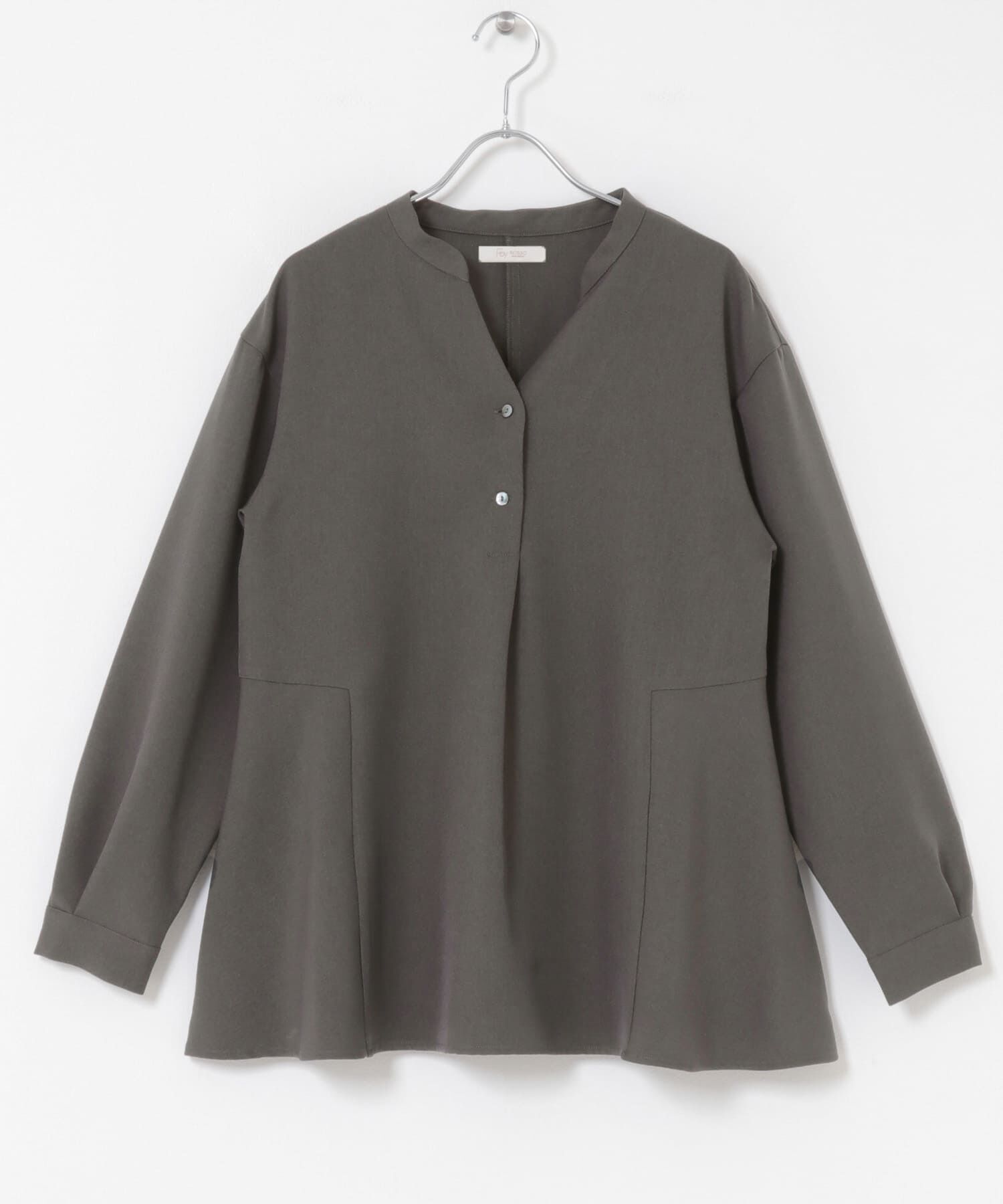 URBAN RESEARCH ROSSO「『UR TECH SMOOTHLUXE』F by ROSSO　サイドペプラムブラウス」|シャツ・ブラウス|