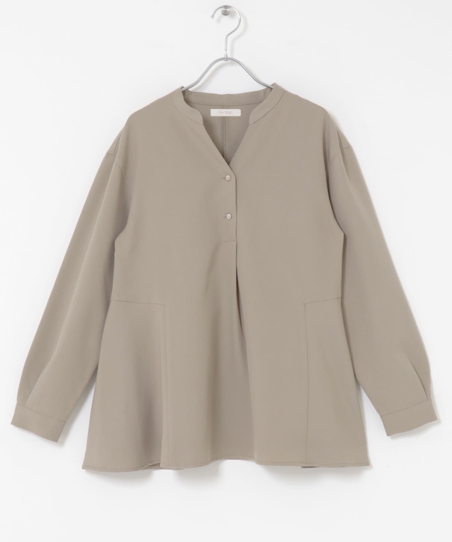 URBAN RESEARCH ROSSO「『UR TECH SMOOTHLUXE』F by ROSSO　サイドペプラムブラウス」|シャツ・ブラウス|