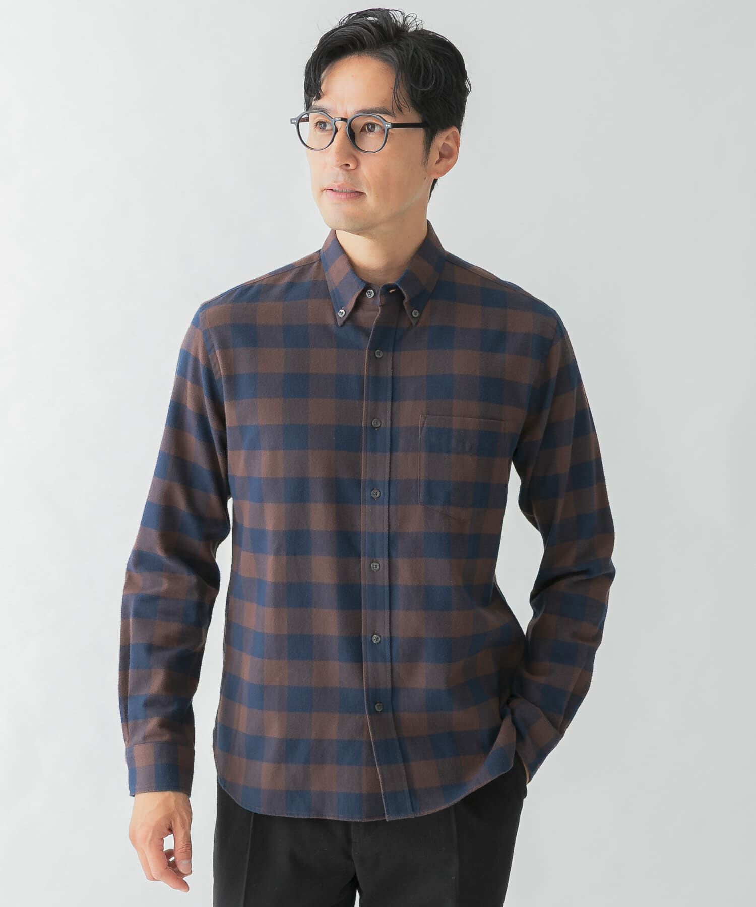 URBAN RESEARCH ROSSO「『抗菌 / 防臭』『XXLサイズあり』ハイパフォーマンスフランネルシャツ」|シャツ・ブラウス|