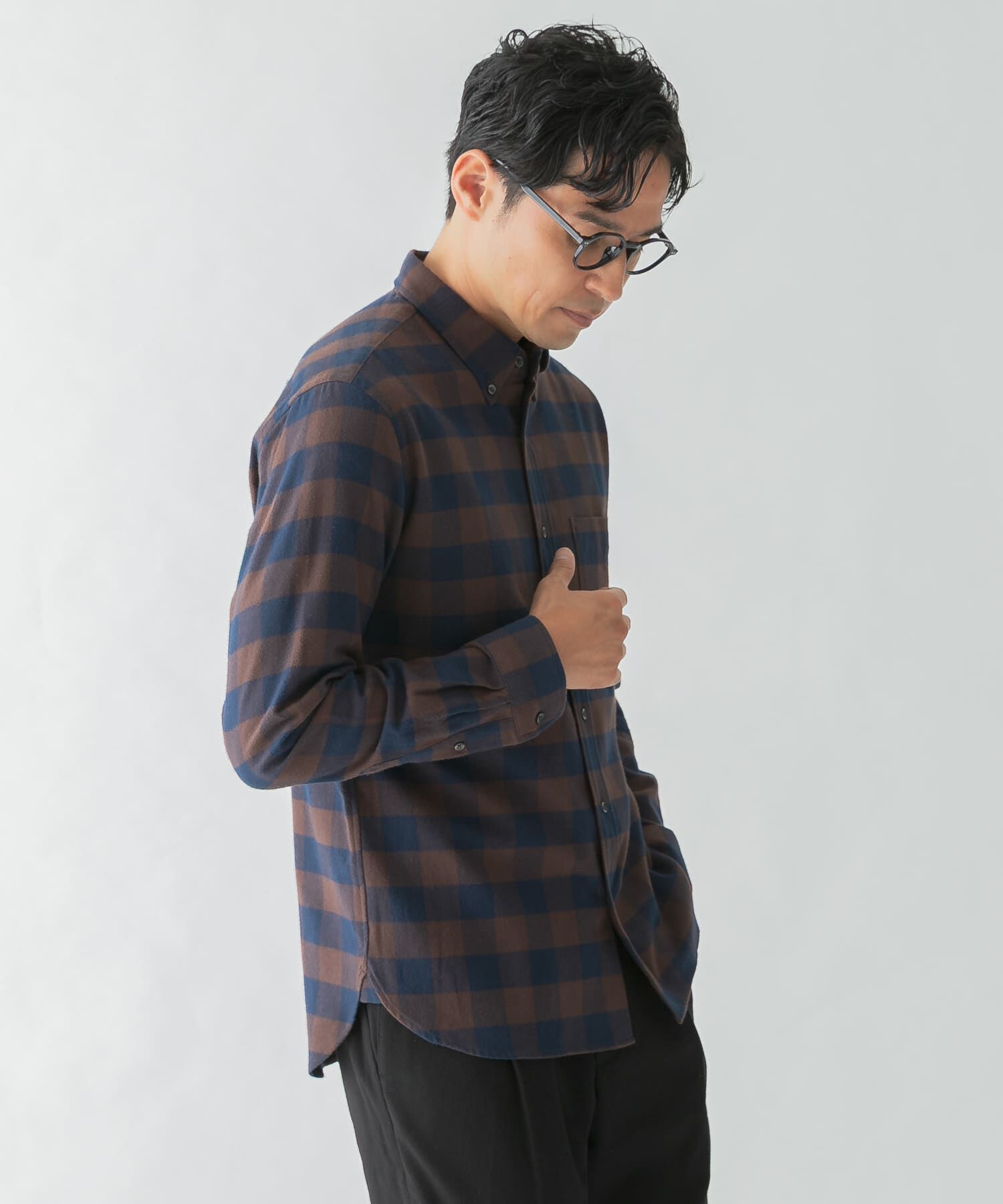 URBAN RESEARCH ROSSO「『抗菌 / 防臭』『XXLサイズあり』ハイパフォーマンスフランネルシャツ」|シャツ・ブラウス|