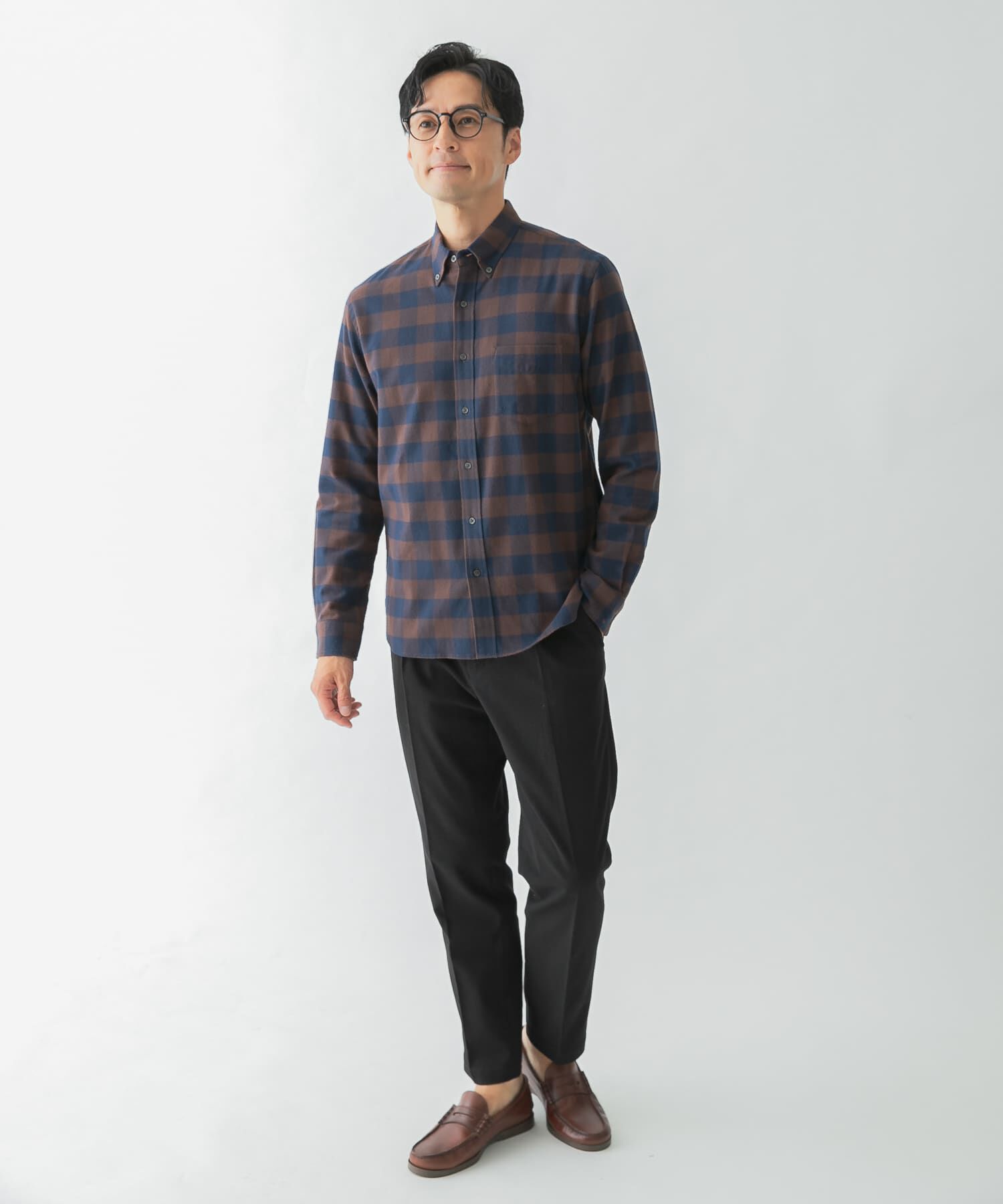 URBAN RESEARCH ROSSO「『抗菌 / 防臭』『XXLサイズあり』ハイパフォーマンスフランネルシャツ」|シャツ・ブラウス|