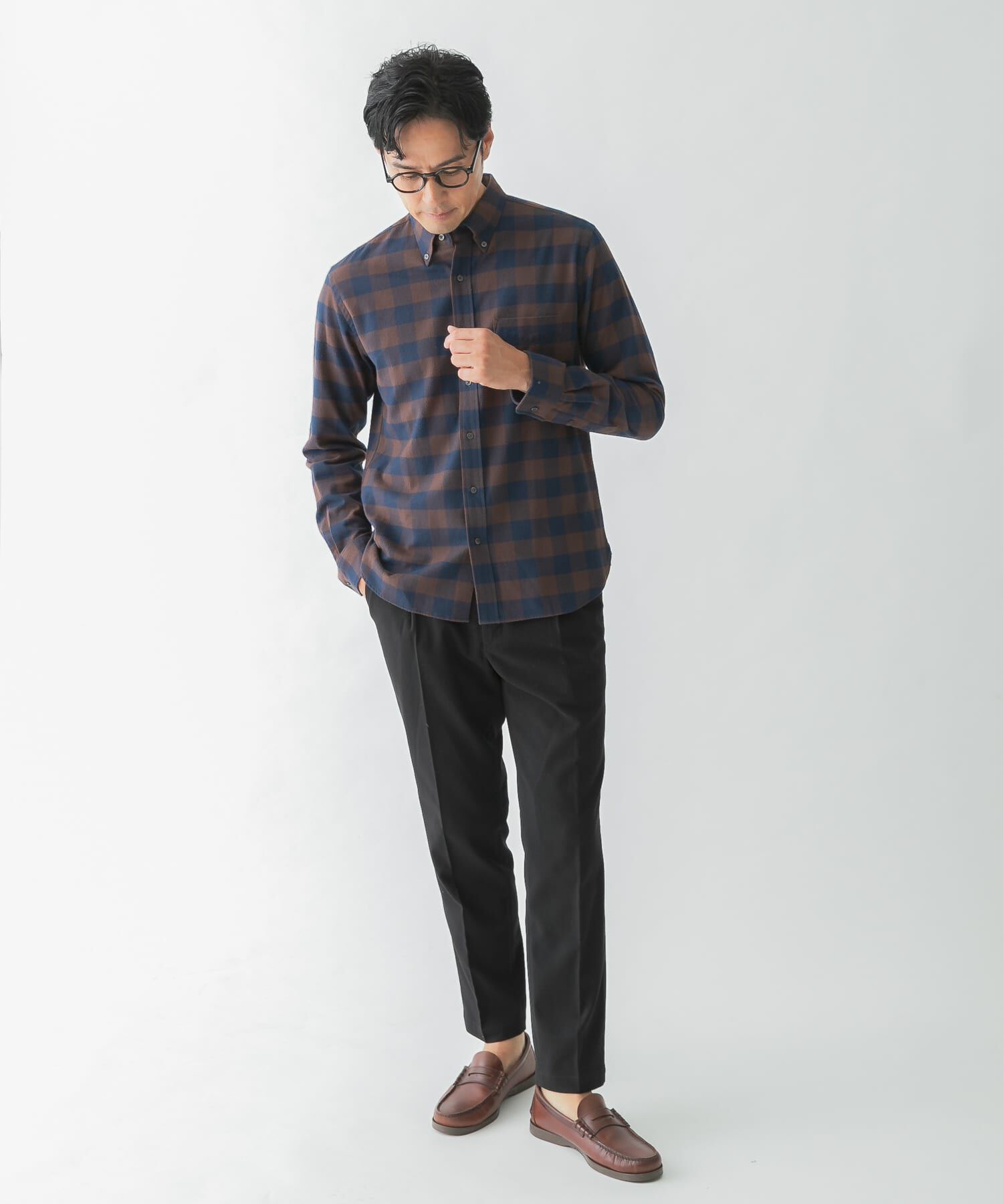 URBAN RESEARCH ROSSO「『抗菌 / 防臭』『XXLサイズあり』ハイパフォーマンスフランネルシャツ」|シャツ・ブラウス|