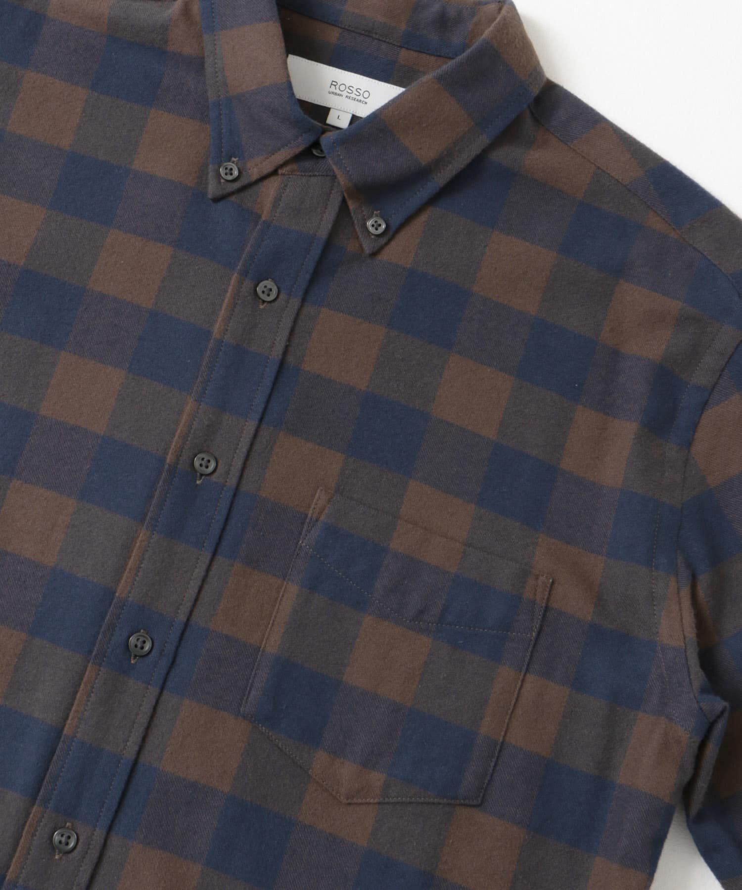 URBAN RESEARCH ROSSO「『抗菌 / 防臭』『XXLサイズあり』ハイパフォーマンスフランネルシャツ」|シャツ・ブラウス|