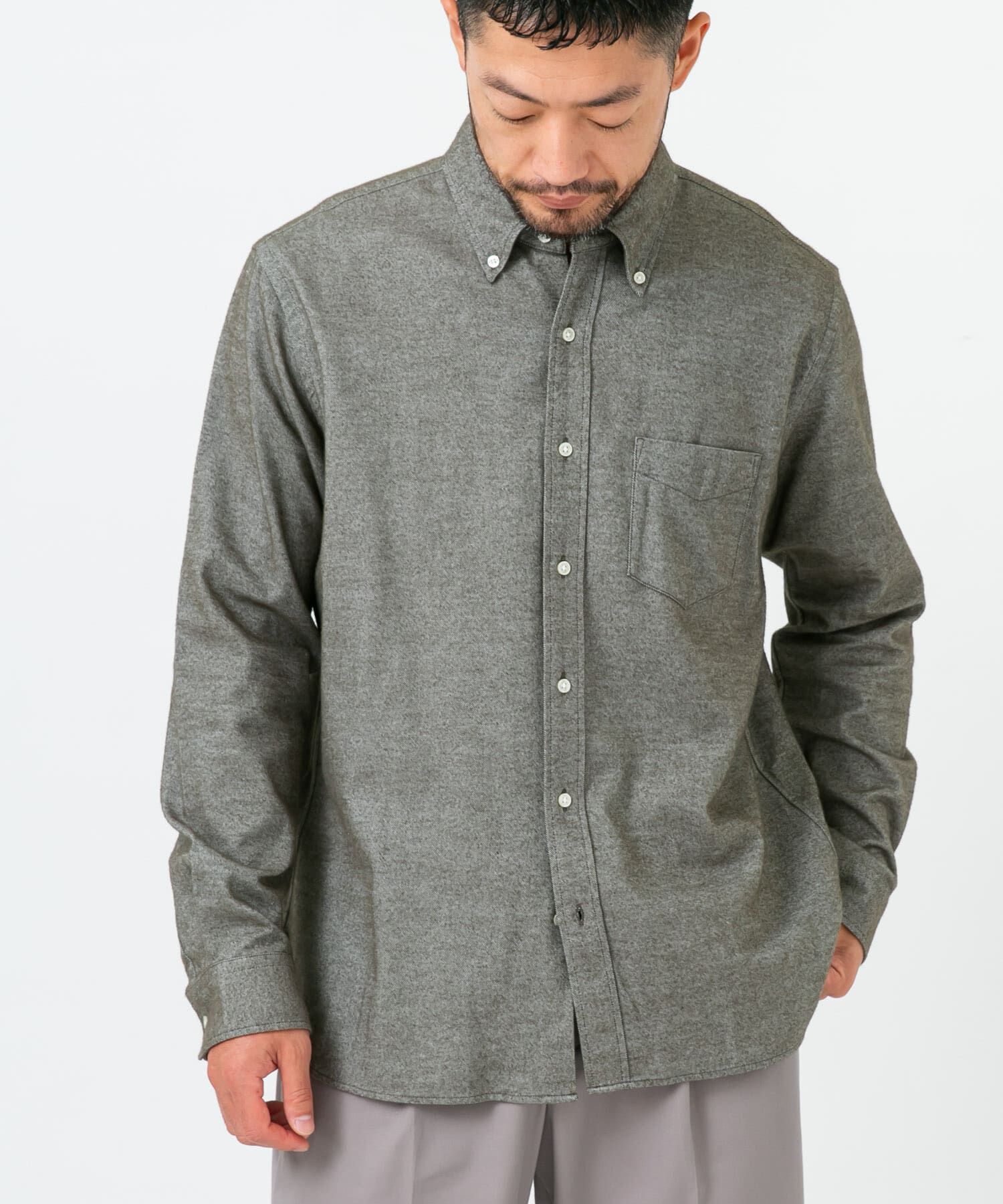 URBAN RESEARCH ROSSO「『抗菌 / 防臭』『XXLサイズあり』ハイパフォーマンスフランネルシャツ」|シャツ・ブラウス|